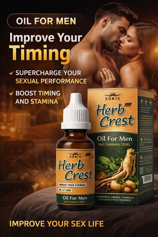Herb Crest Oil – Naturally Boosts Men’s Timing & Performance
